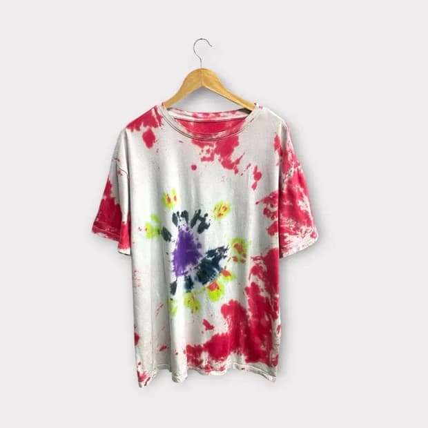 타이다이 나염 빈티지 Original Use 티셔츠 L-XL