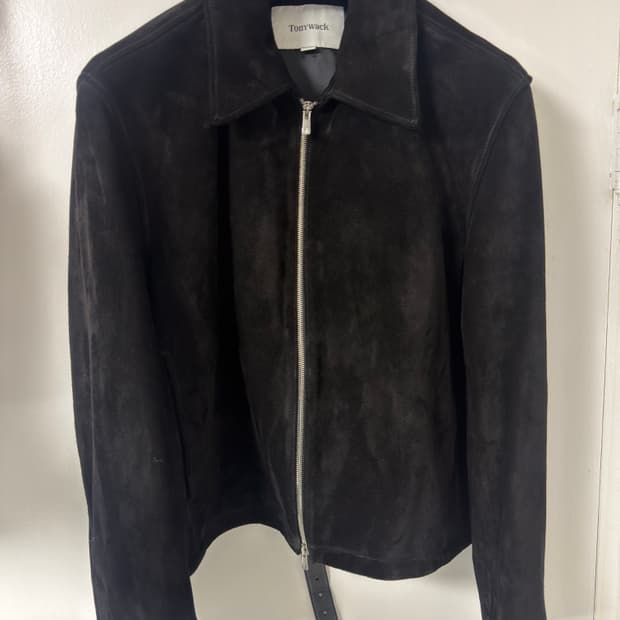 토니웩 스웨이드 자켓 블랙 24FW XL