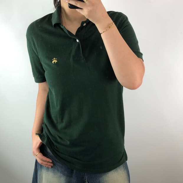 [S] 브룩스브라더스 그린 카라티
