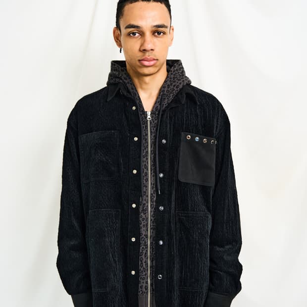 웨스켄 코듀로이 비즈 셔츠 자켓