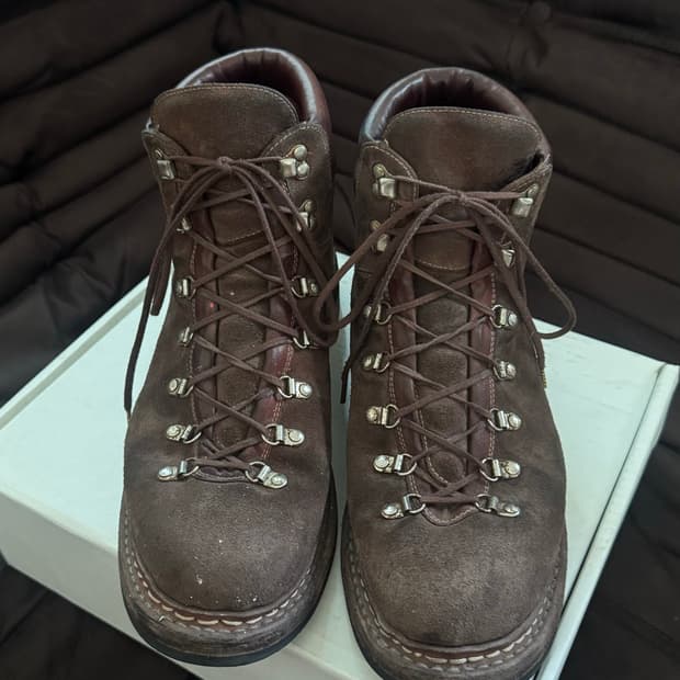 GUIDI 19 브라운 스웨이드 부츠 (45)