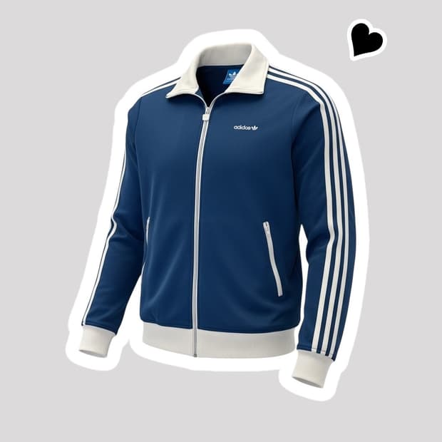 아디다스 베켄바우어 흰파 트랙탑 져지