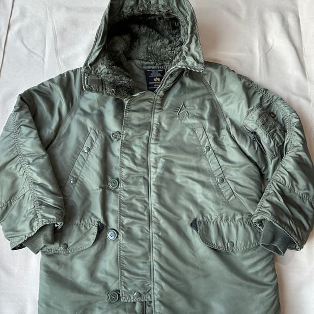 알파인더스트리 N3B 파카 L