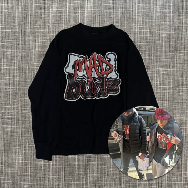 MADBUDZ ‘MAD’ 롱슬리브 / S