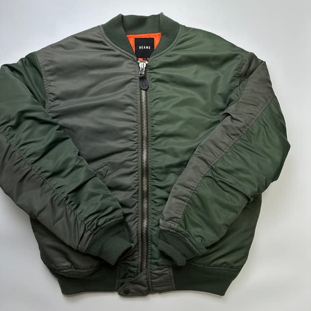 BEAMS 빔즈 MA-1 자켓