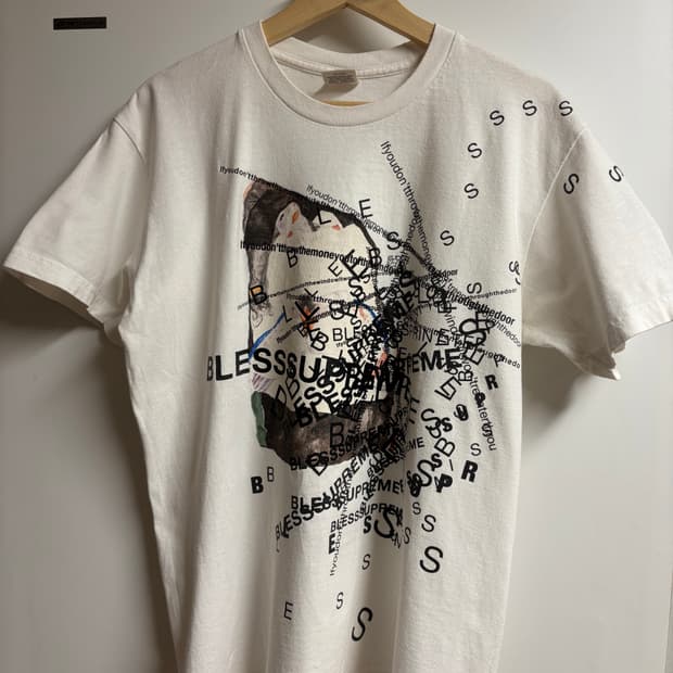 [M] 슈프림 블레스 티셔츠 화이트