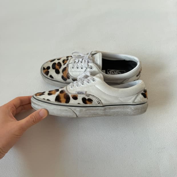 [245]반스(VANS) 레오파드 송치&레더 에센틱