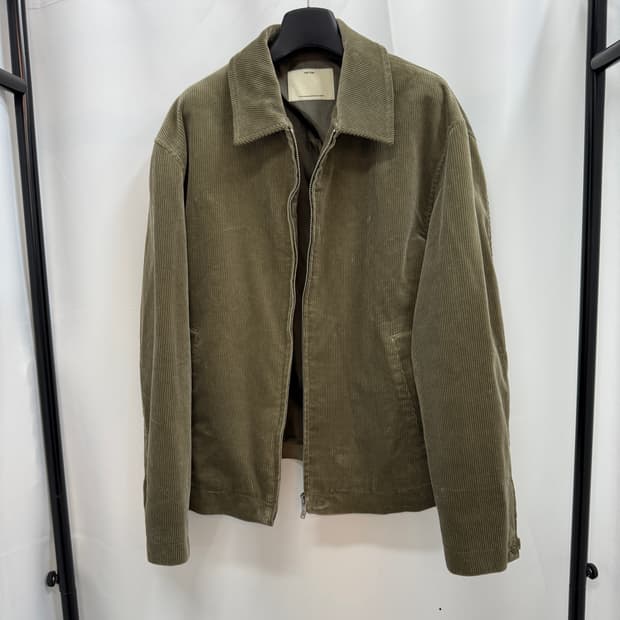 포터리 코듀로이 드리즐러 자켓 카키