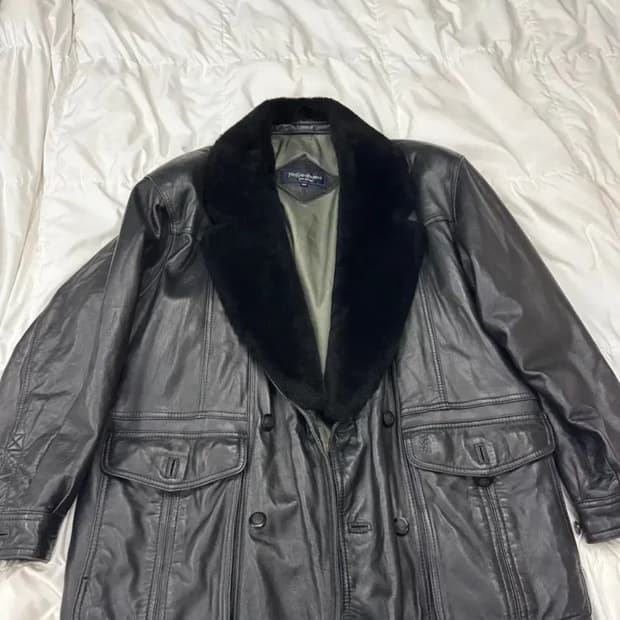 입생로랑가죽자켓