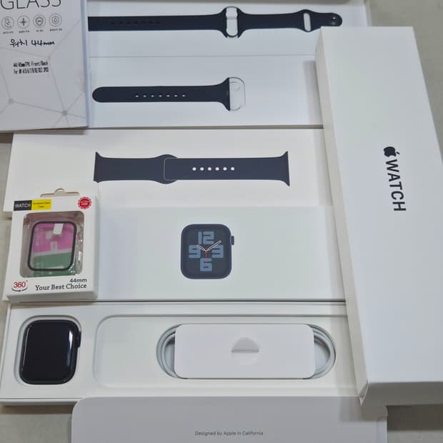 애플워치 se2 44mm 스페이스그레이 풀박스
