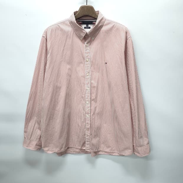 (3XL) 타미힐피거 스트라이프 셔츠 (빅사이즈)