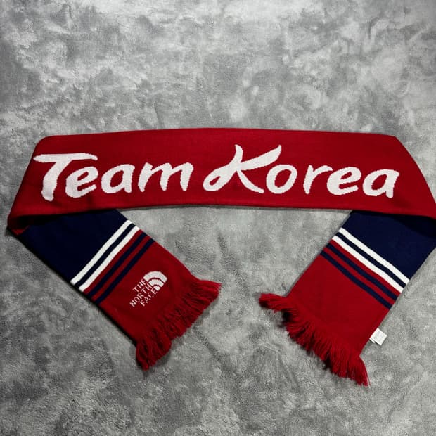 노스페이스 team korea 스카프 머플러