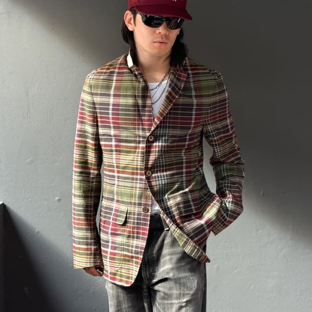 폴로 랄프로렌 체크 자켓