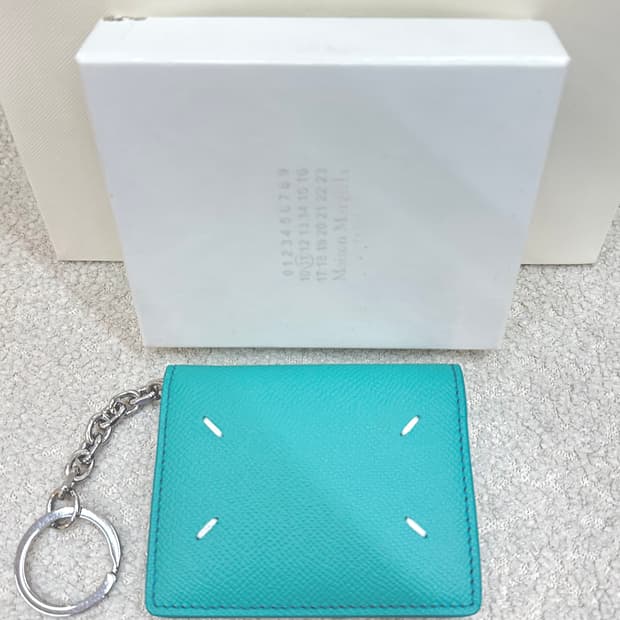 메종 마르지엘라 키링 카드지갑 민트 *정품*