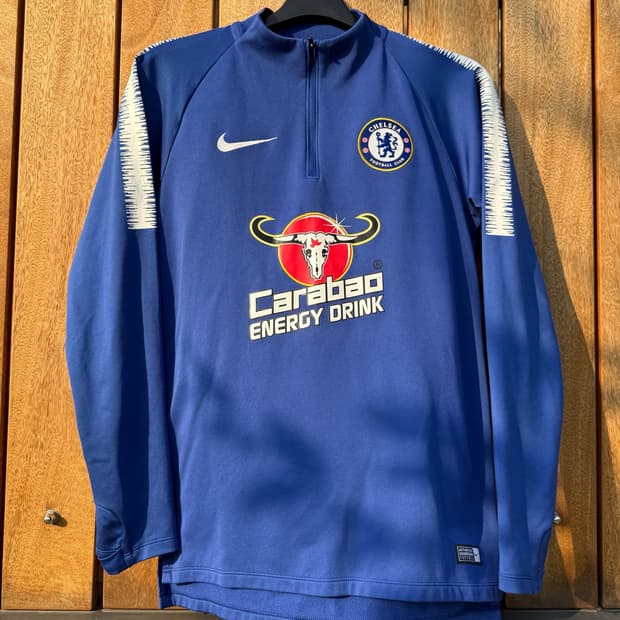 Nike 18-19 Chelsea 첼시 반집업 트레이닝 탑