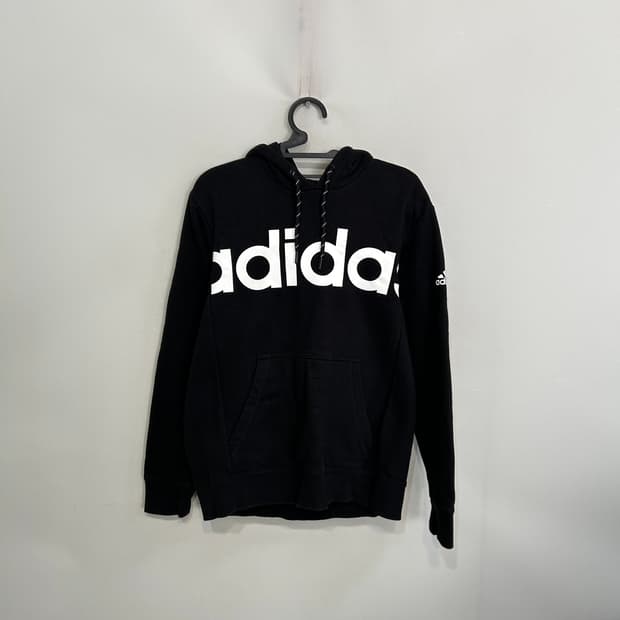 아디다스 남성 기모 후드티 100