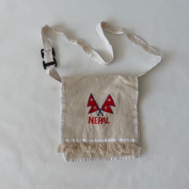 NEPAL 술 캔버스 백