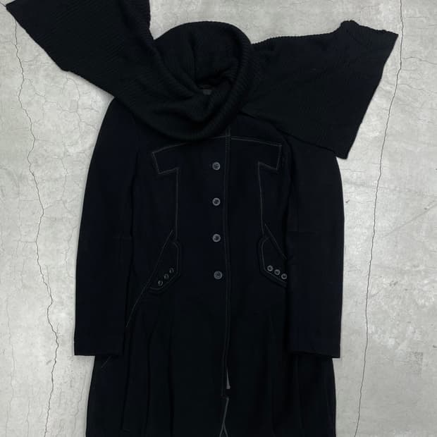 00’s Marithé François Girbaud Drape coat