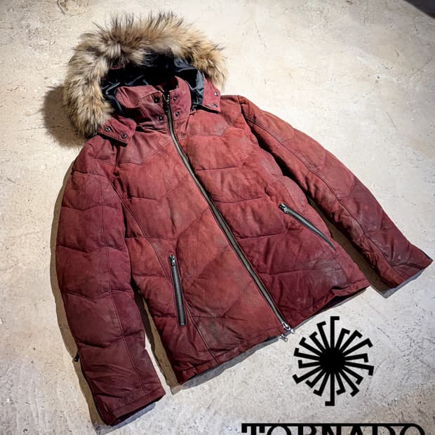 Tornado Mart – Goat Leather Down Jacket 