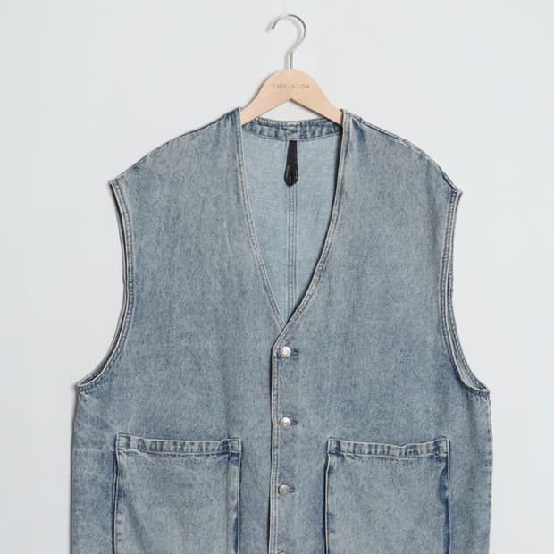 HALHAM Denim Work Vest