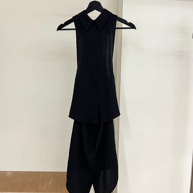 알렉산더 왕 블랙 스트랩 드레스