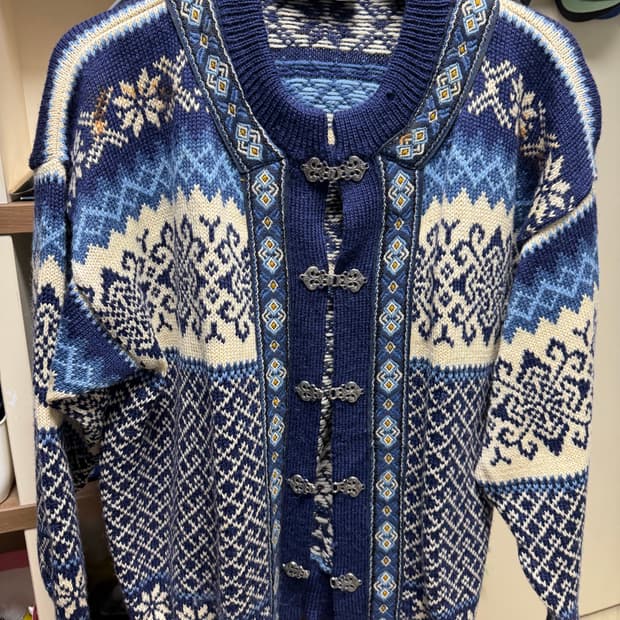 [Vintage] Nordstrikk 노르웨이 헤리티지 울 가디건