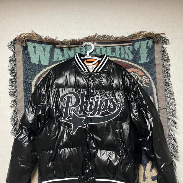 스타테일 숏푸퍼 패딩 블랙 사이즈 m