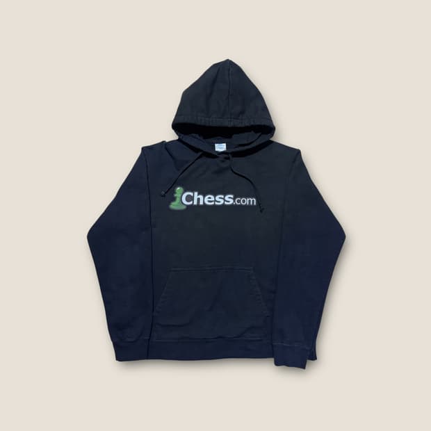 체스닷컴 공식 머천다이즈 블랙 후드티 L