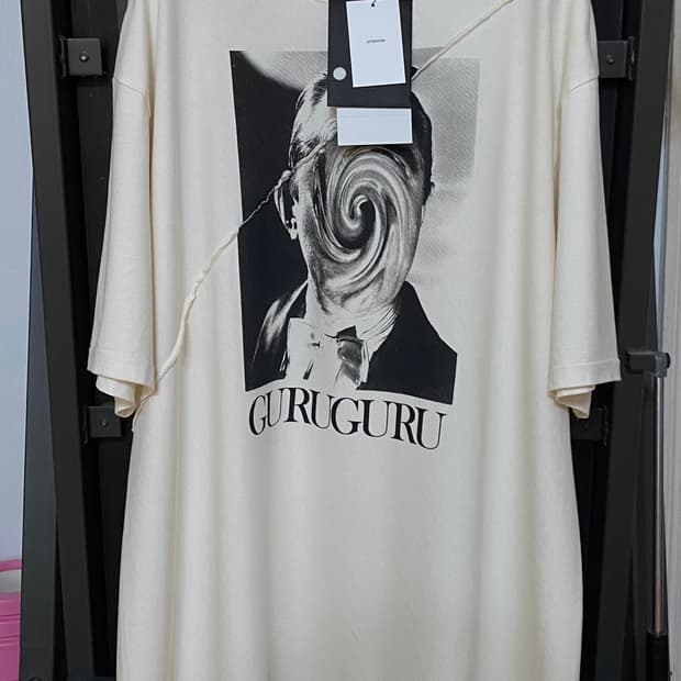 [5 사이즈] 언더커버 Guru Guru 아카이브 트위스트 티셔츠