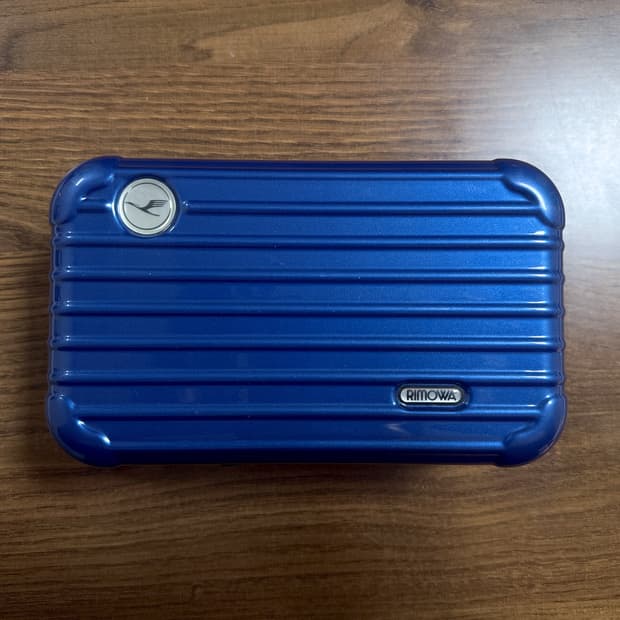 리모와 루프트한자 파우치 블루