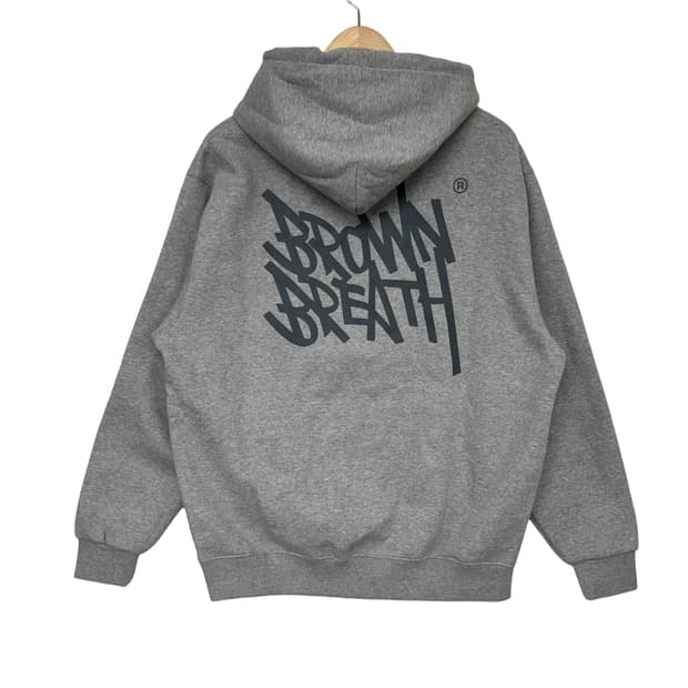 브라운브레스 로고 후드티