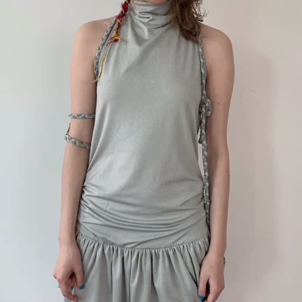 faerie halterneck onepiece 샵페어리 홀터넥원피스