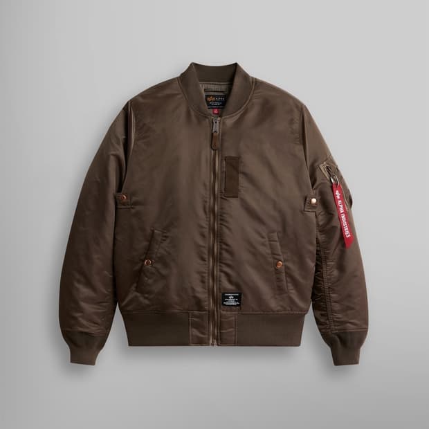 알파인더스트리 MA-1 모드 플라이트 자켓 코요테 브라운