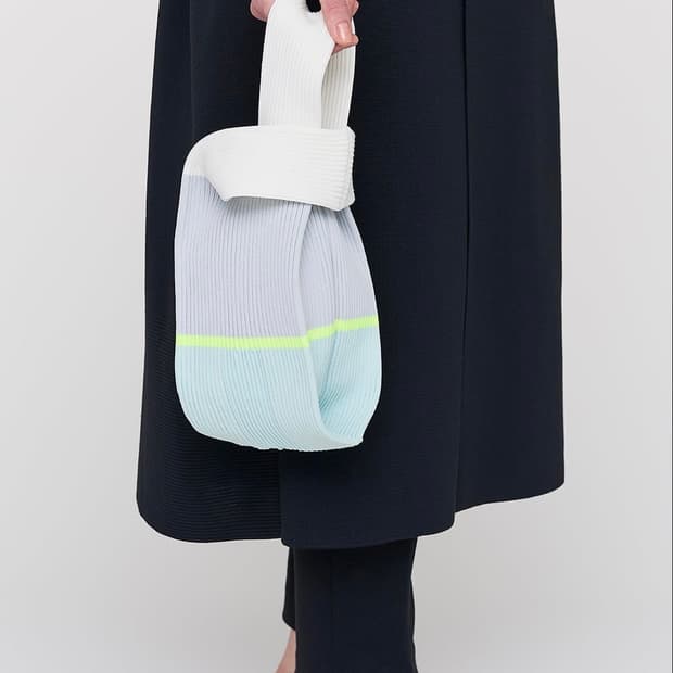 CFCL 26ss NOTCHED RIB 토트백/그레이 멀티