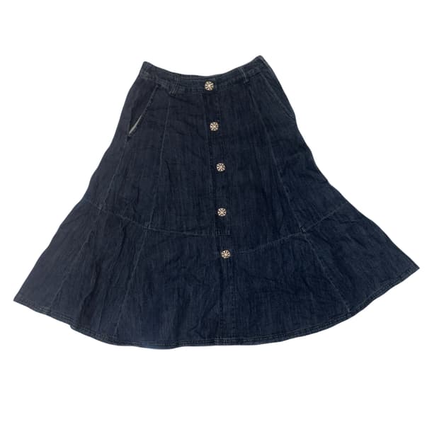 안나수이 데님 맥시 스커트 