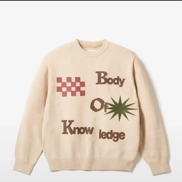 (새제품)로어즈 아이보리 니트L