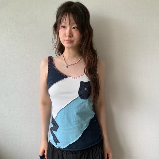 burberry, Embroidered stitch top