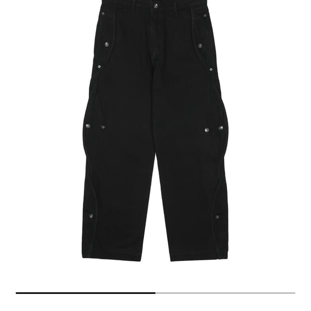 [2, 구매] 산산기어 코튼 웨이브 팬츠 블랙