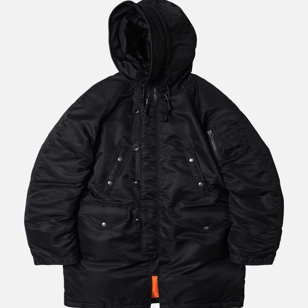 프리즘웍스 / 헤비 나일론 n3b 덕다운 파카 / L