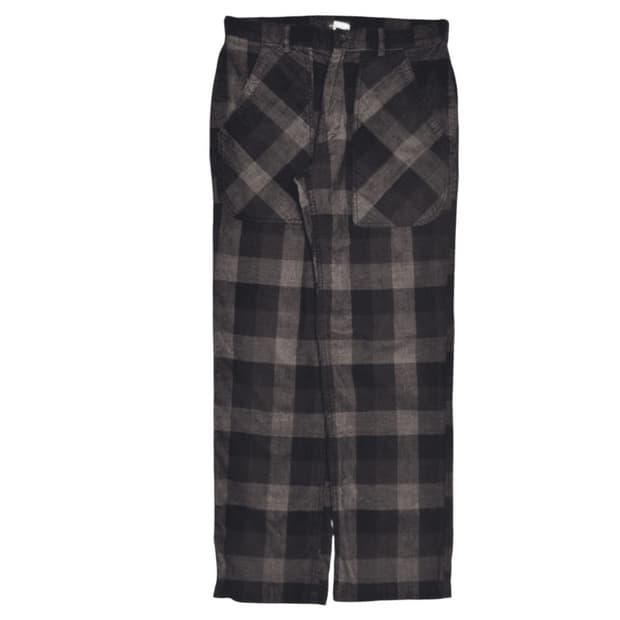 울리치 빈티지 구제 코듀로이 체크 바지 팬츠 L M25062420