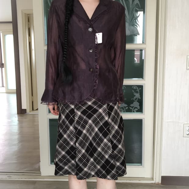 Lace trimming jacket