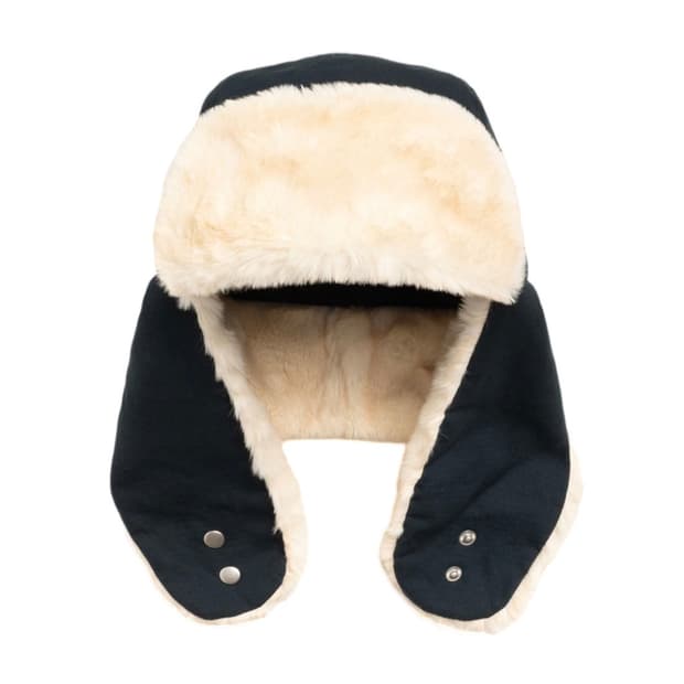 스투시 립스탑 트래퍼 캡 네이비