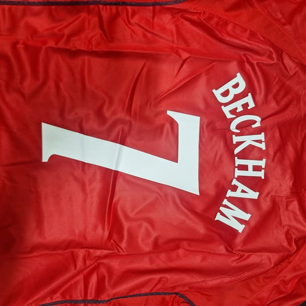2002월드컵 잉글랜드 베컴 축구유니품 반팔 oem