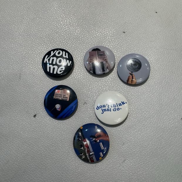 빈티지 뱃지 브롯지 6set