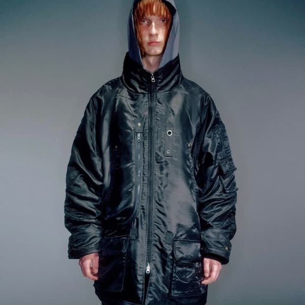 베이컨트 아카이브 밀리터리 파카 s