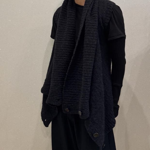 앤드뮐미스터 레이어드 울 알파카 베스트