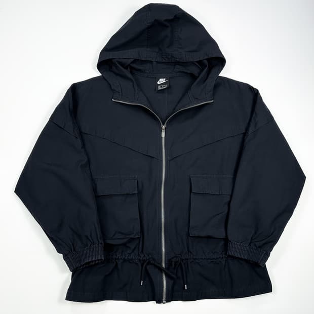 나이키 여성 립스탑 캔버스 오버핏 후디 자켓 여성M