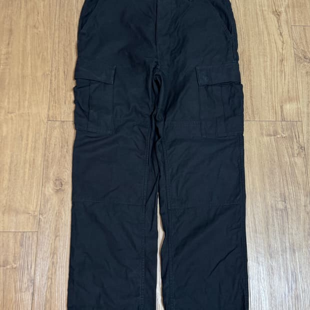 [32]슈프림 더블니 카고팬츠 블랙