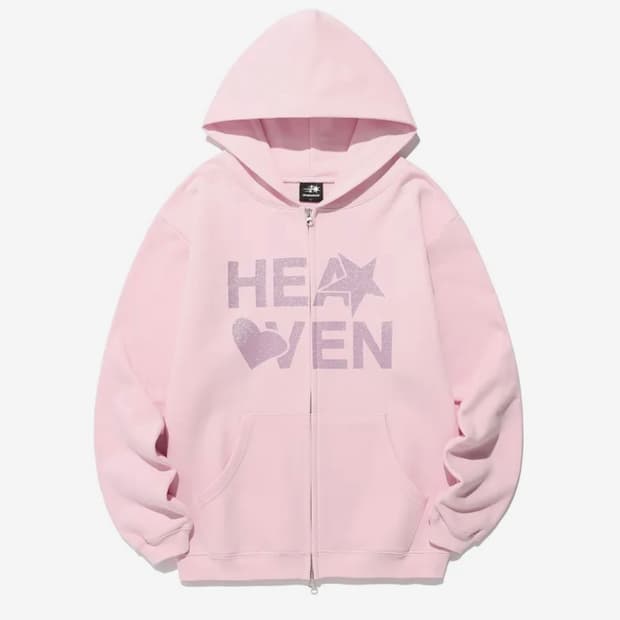 나이스고스트클럽 핑크 후드집업 