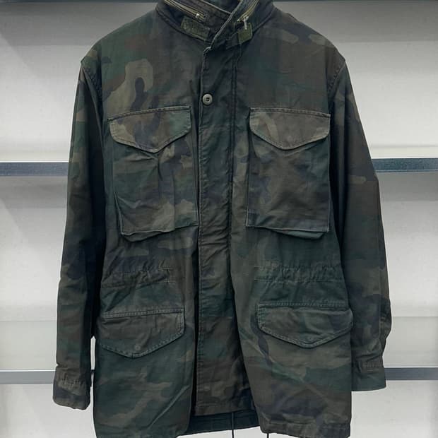 (L)80'S 카모 M-65 필드자켓-M1984
